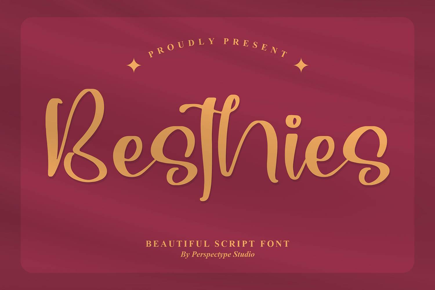 Besthies Font sample