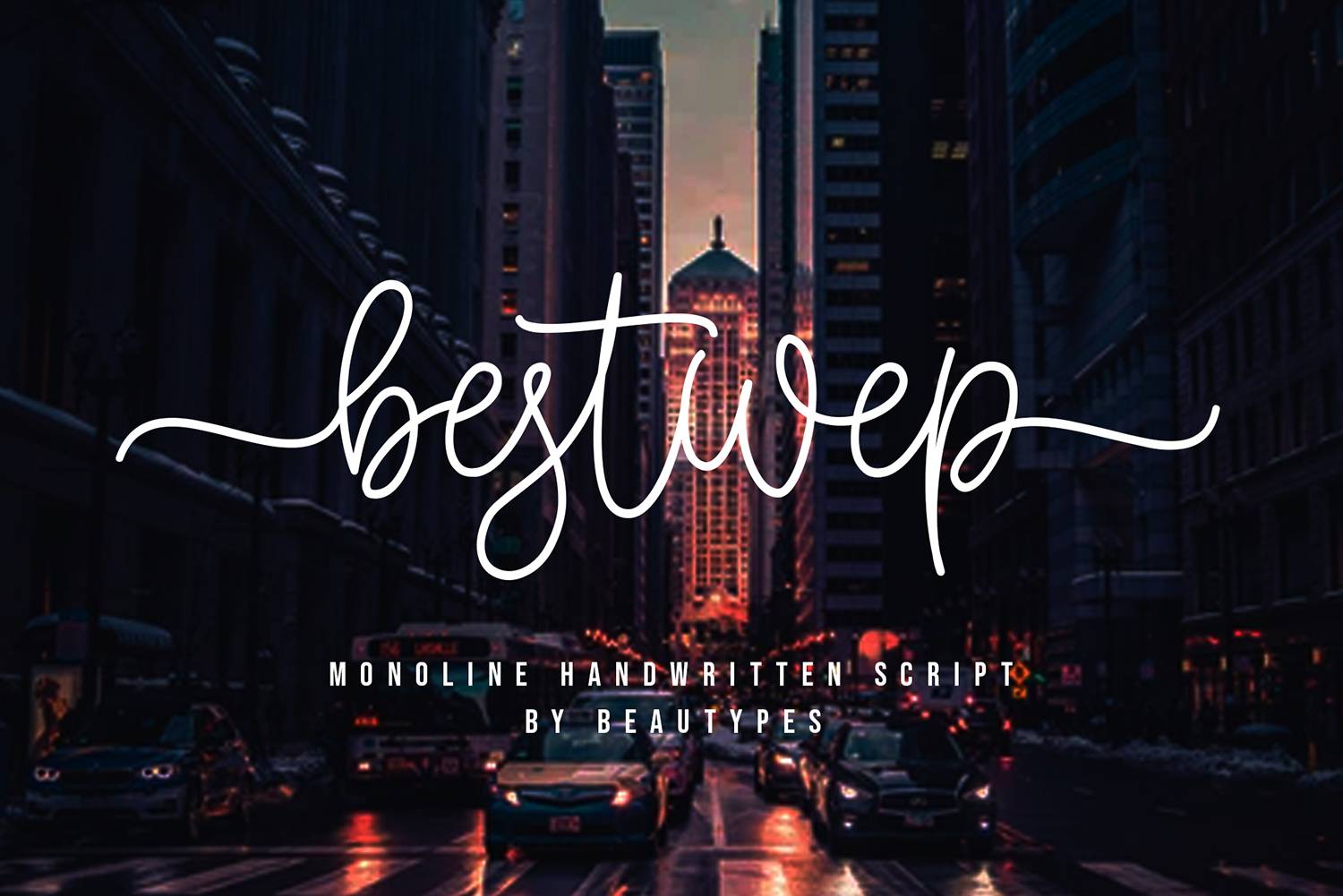 Bestwep Font sample