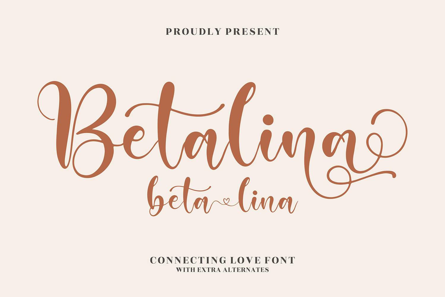 Betalina Font sample