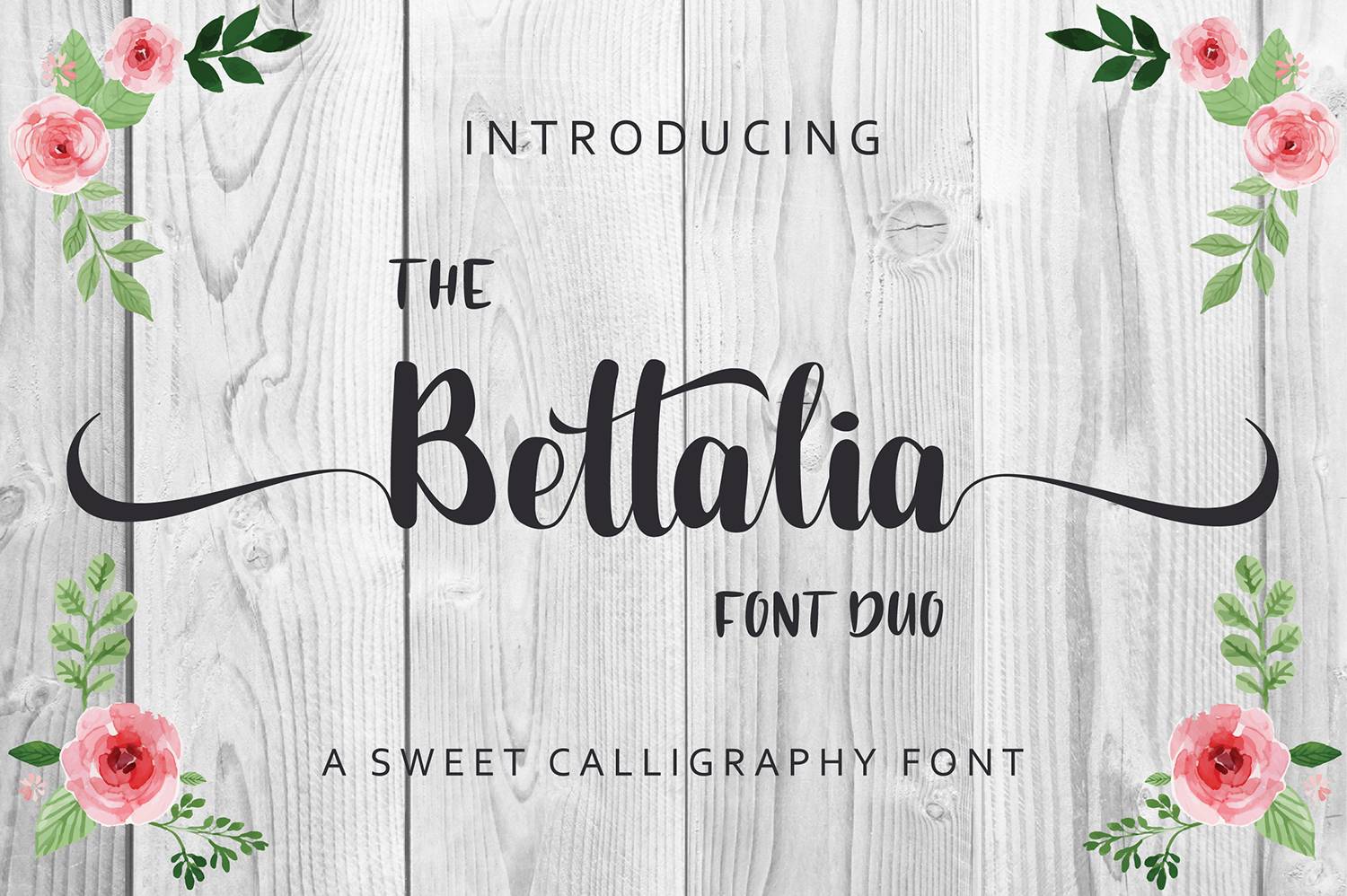 Bettalia Font sample