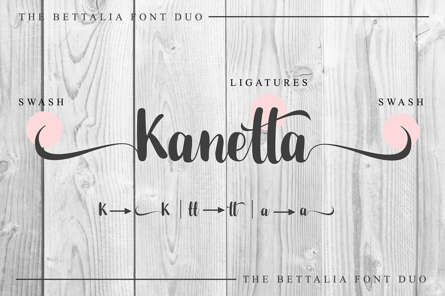 Bettalia Font sample
