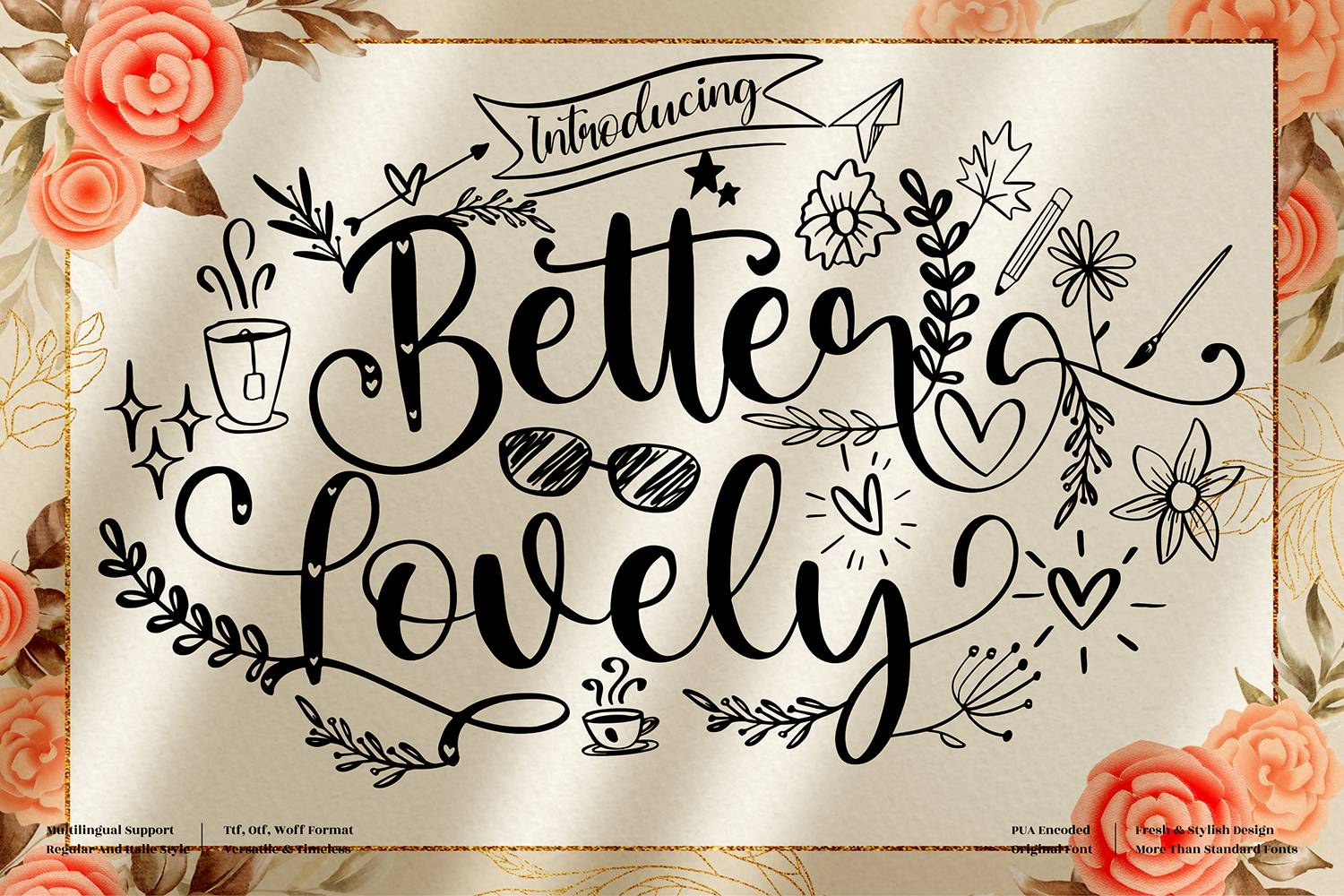 Better Lovely Font sample