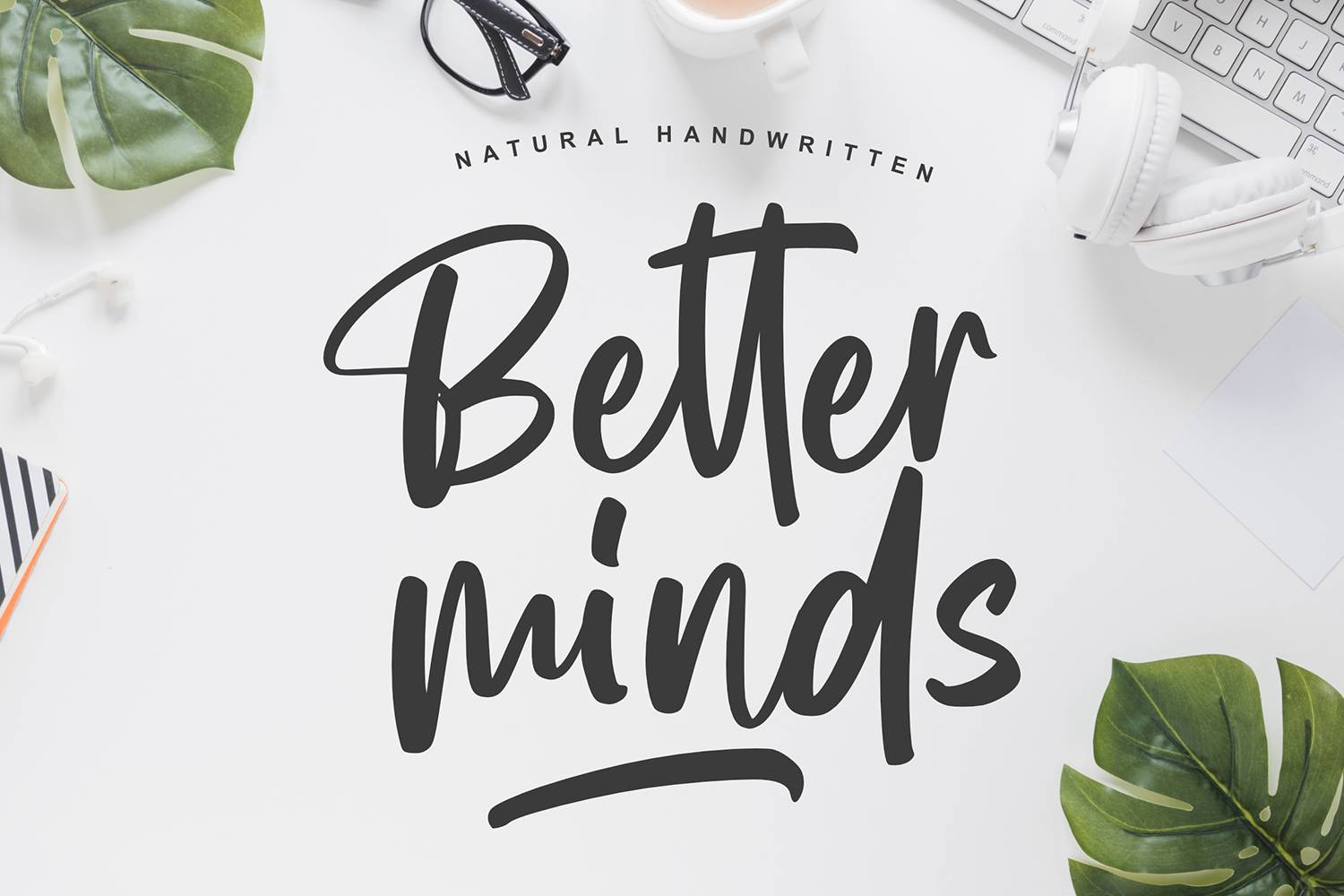 Better Minds Font sample