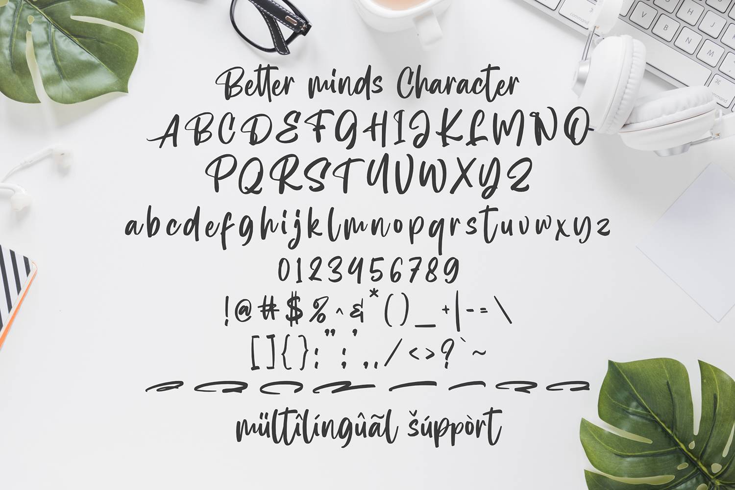 Better Minds Font sample