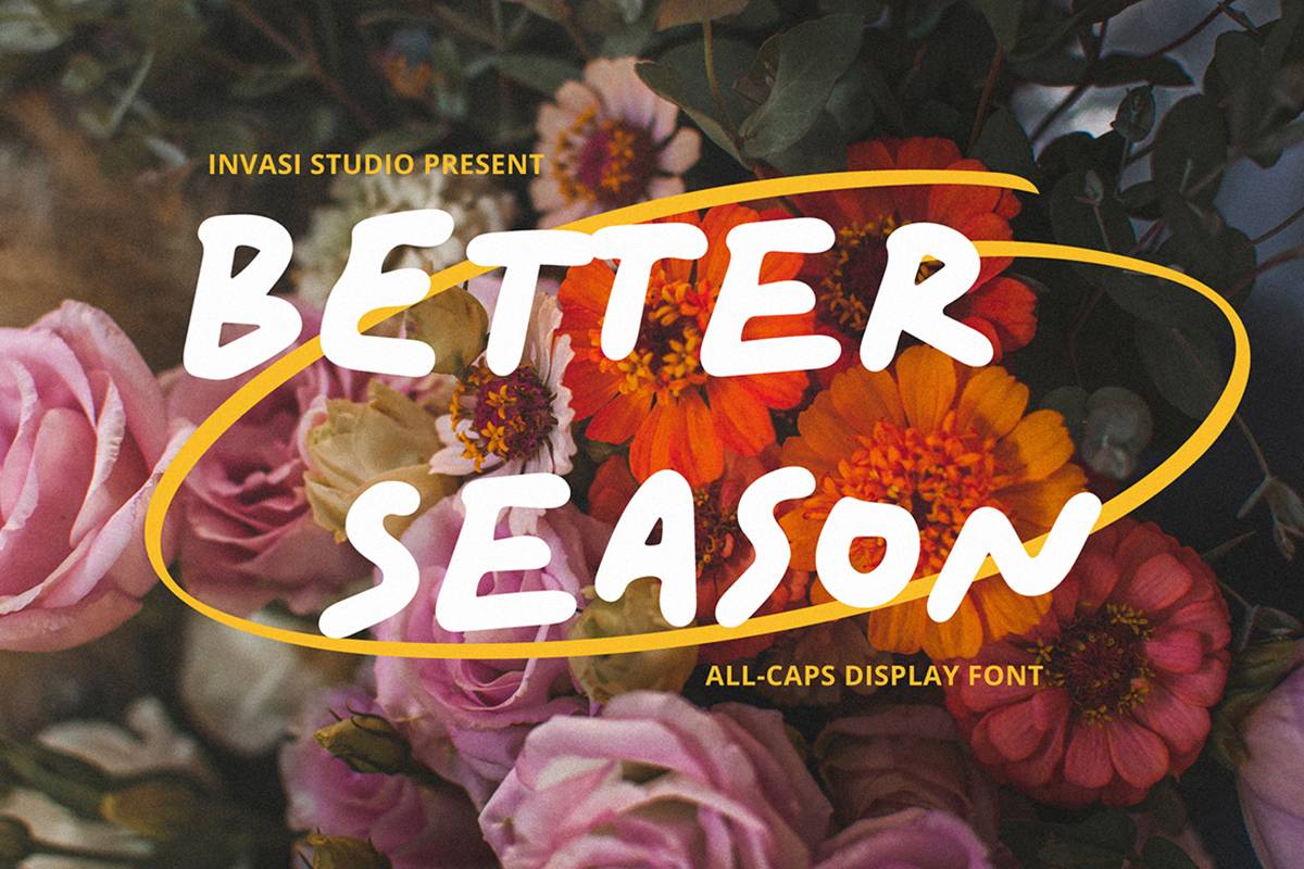 Better Season Font sample
