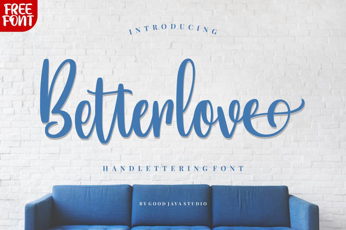 Betterlove Font sample