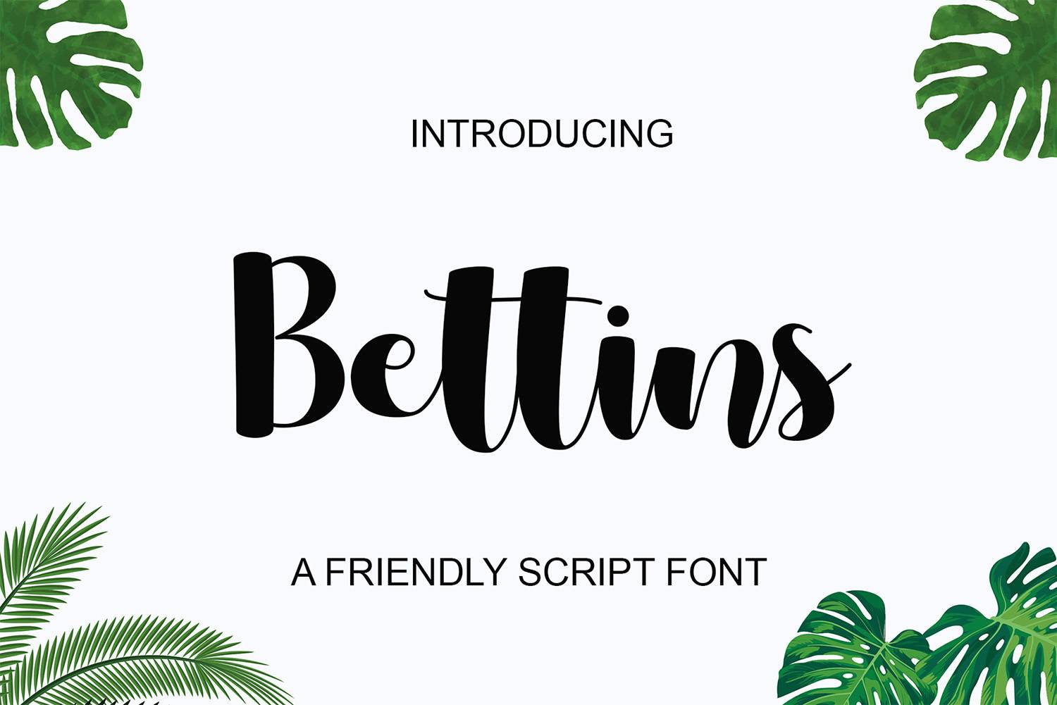 Bettins Font sample