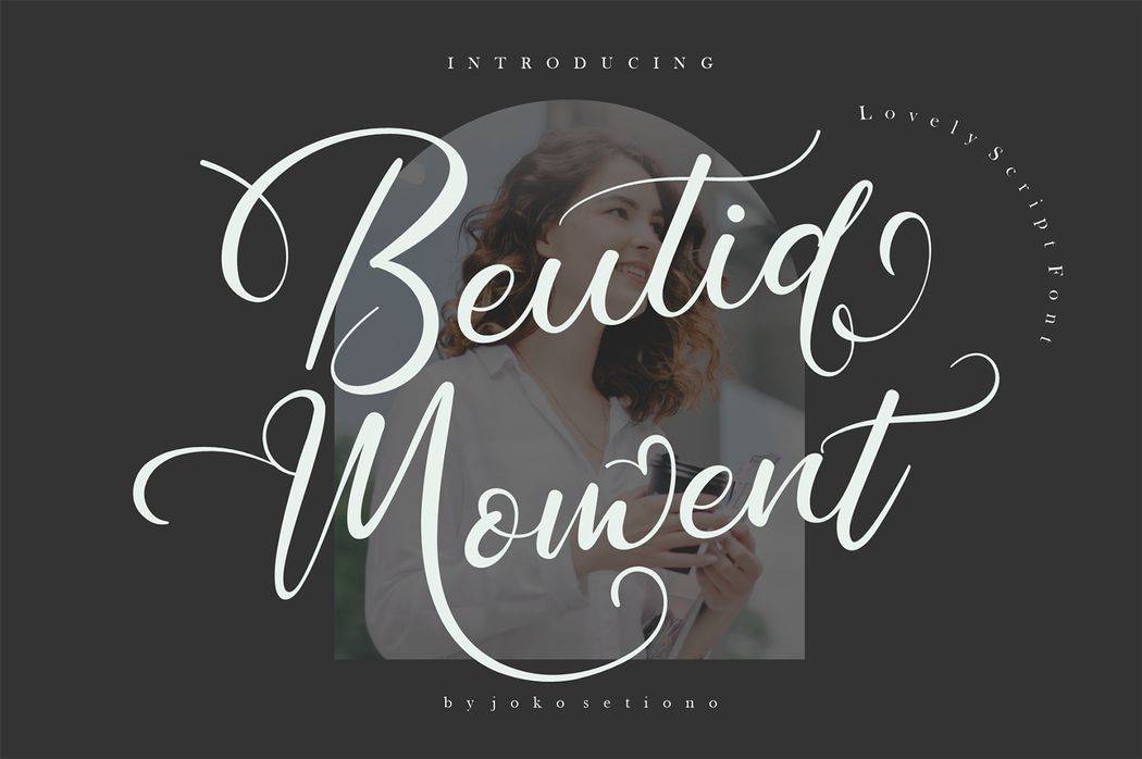Beutiq Moment Font sample