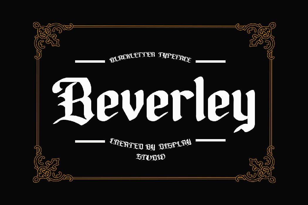 Beverley Font sample