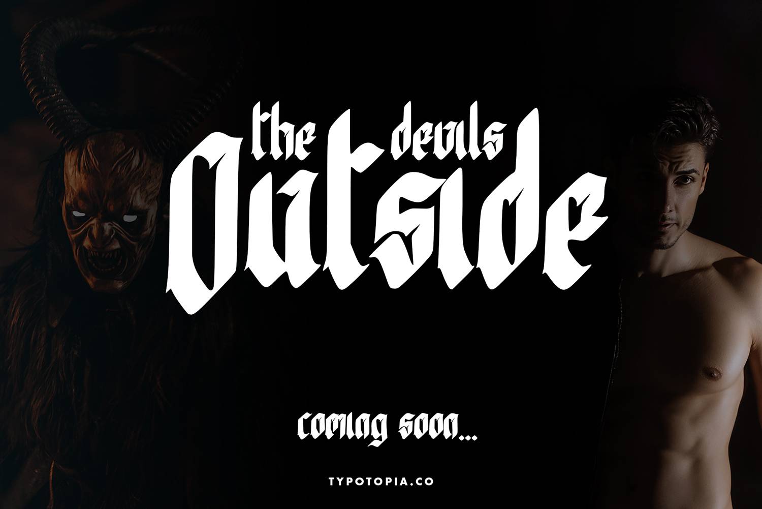 Bewear Creepy Font sample