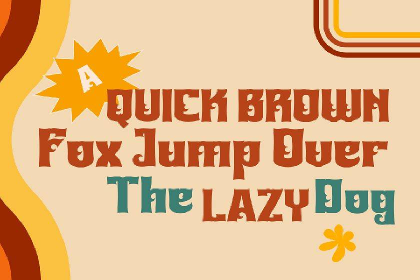 Bhekof Font sample