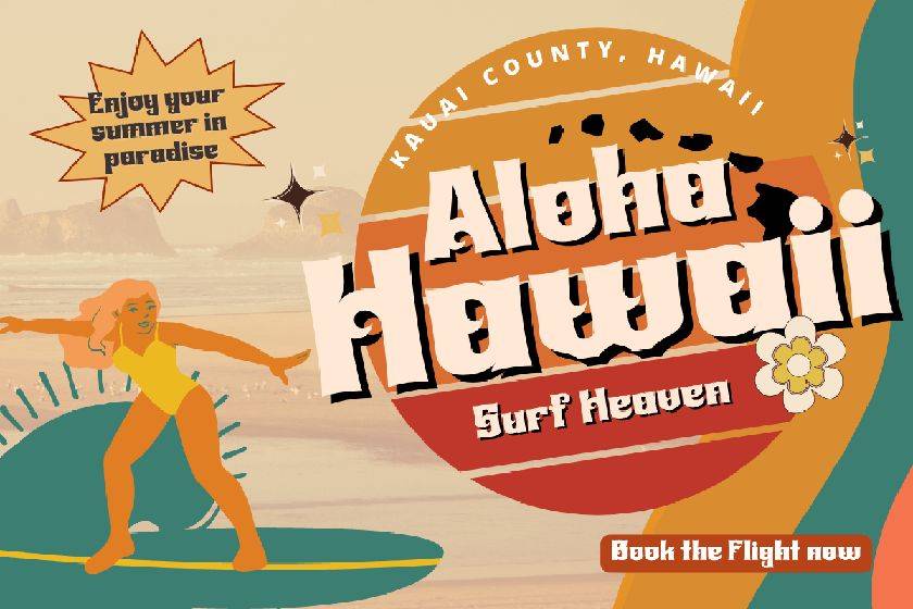 Bhekof Font sample