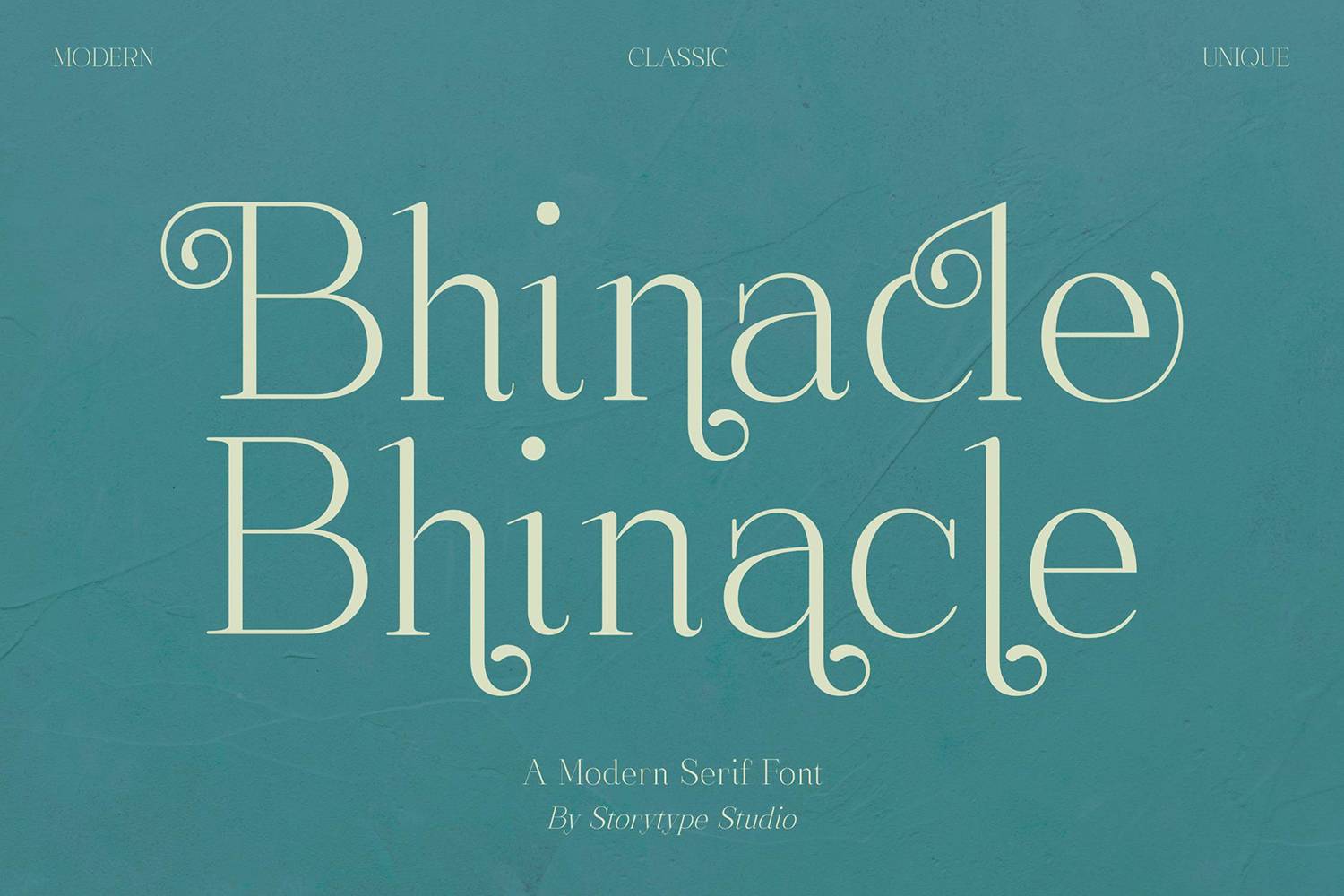 Bhinacle Font sample
