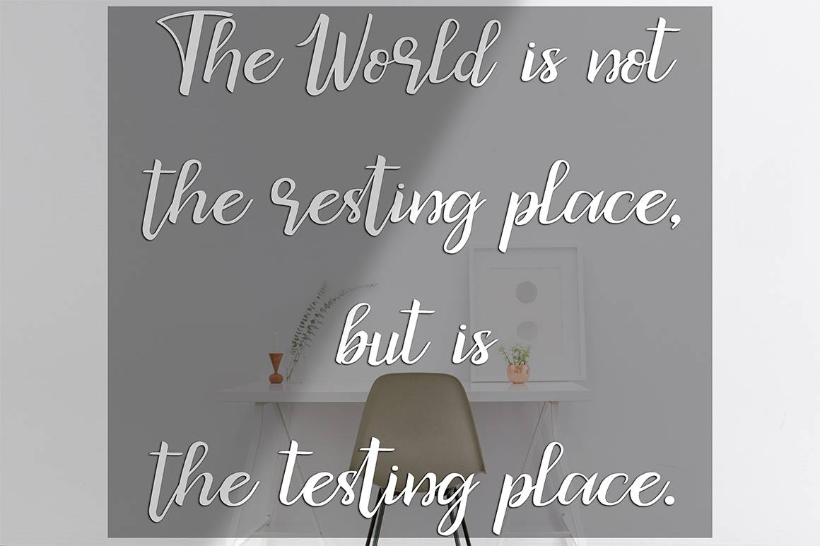 Bicillesta Font sample