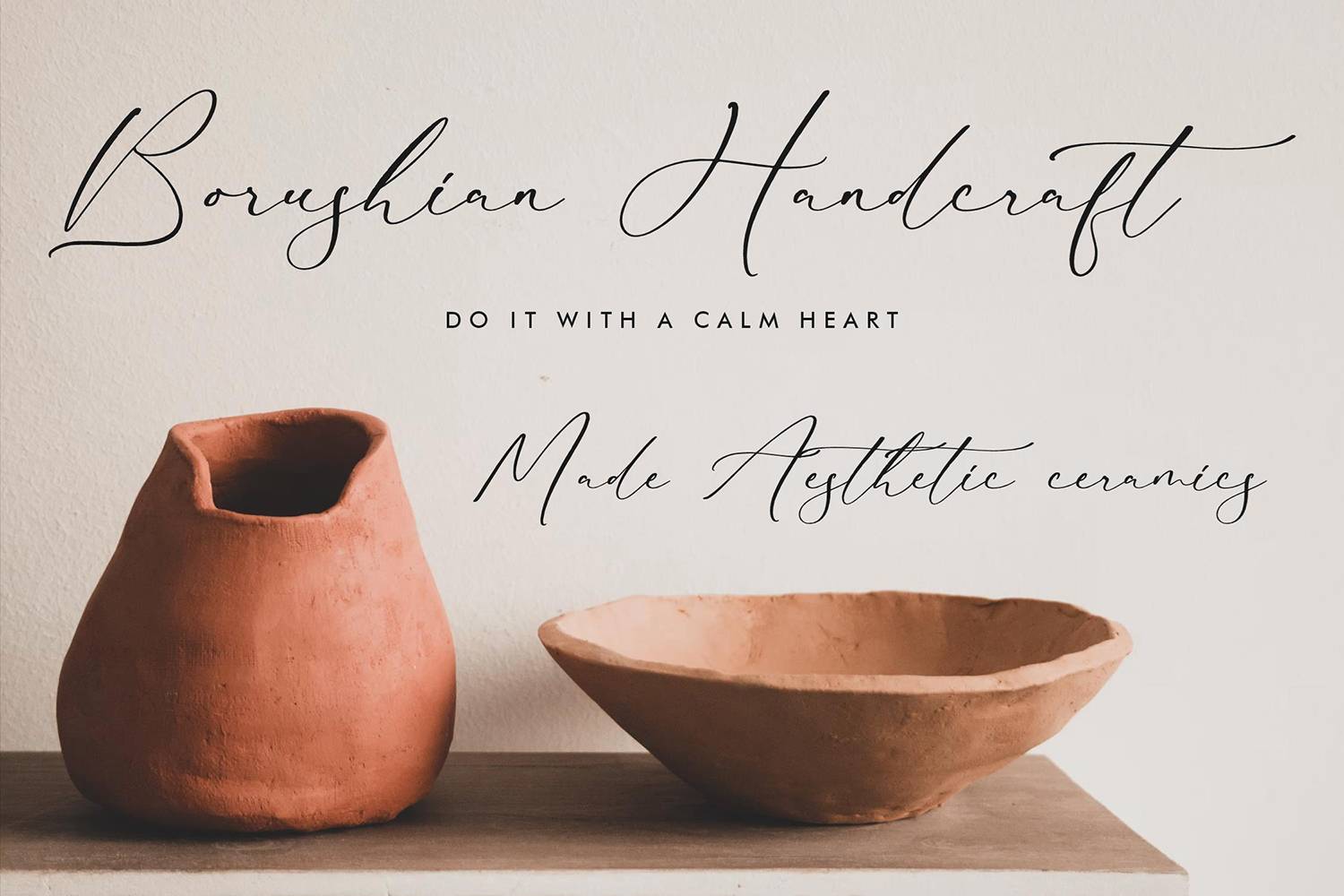 Bidalari Hearter Font sample