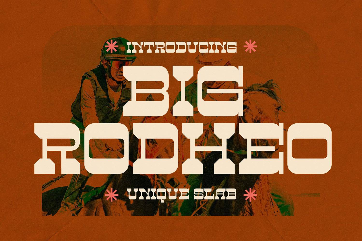 Big Rodheo Font sample