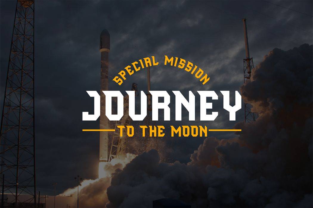 Big Space Font sample