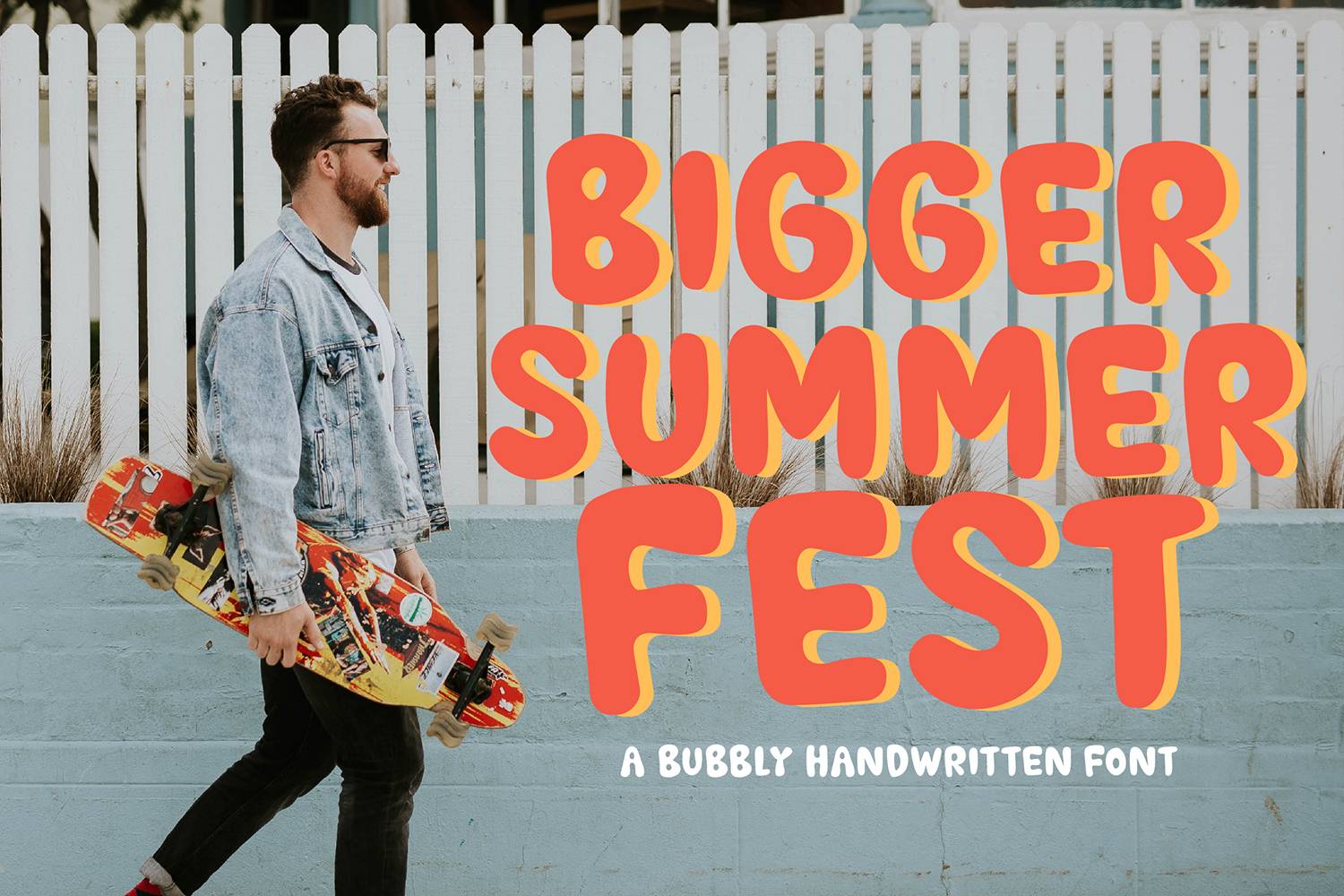 Bigger Summer Font sample