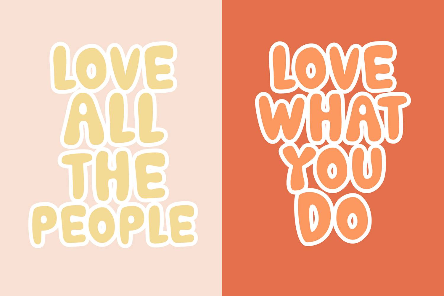 Bigger Summer Font sample