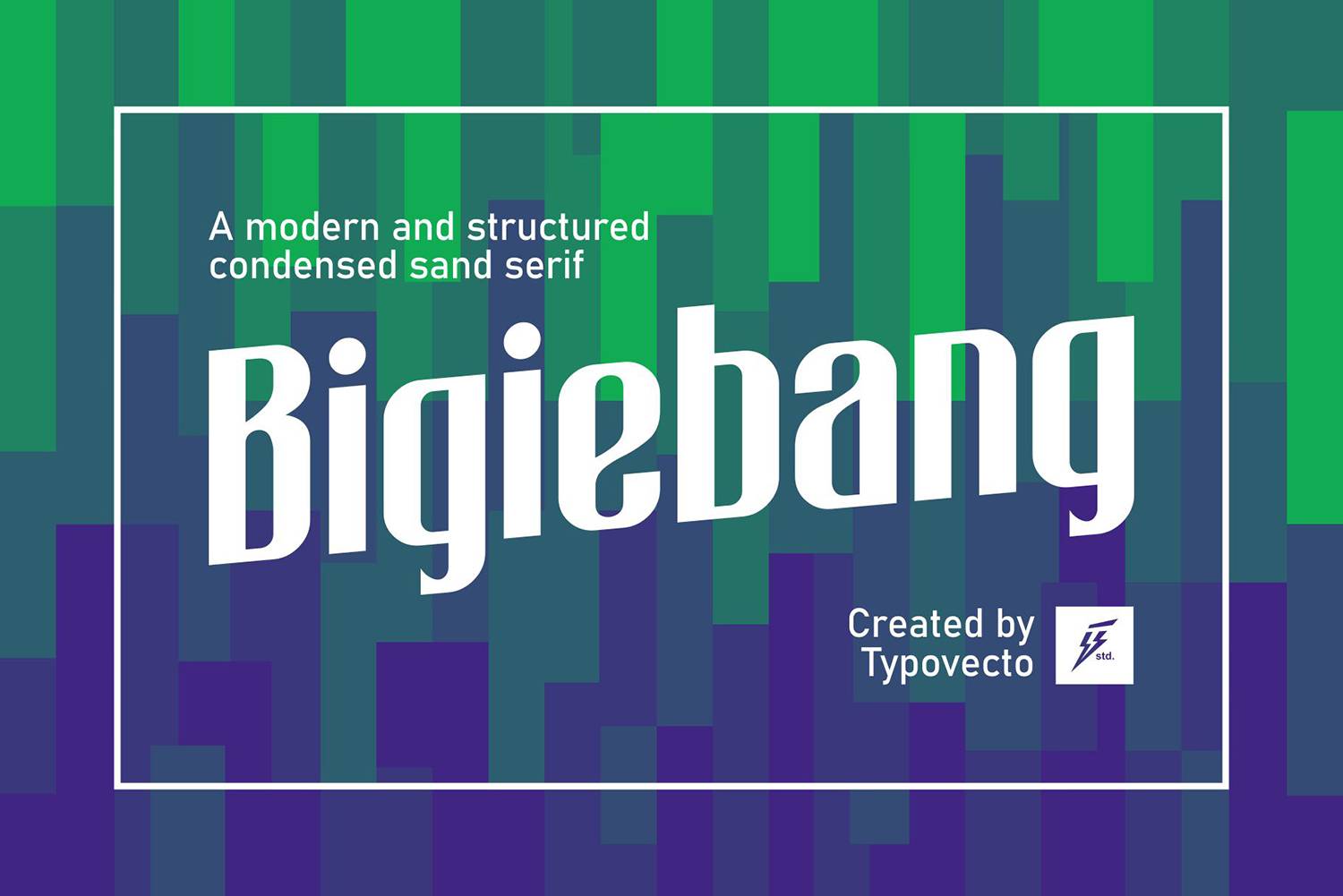 Bigiebang Font sample