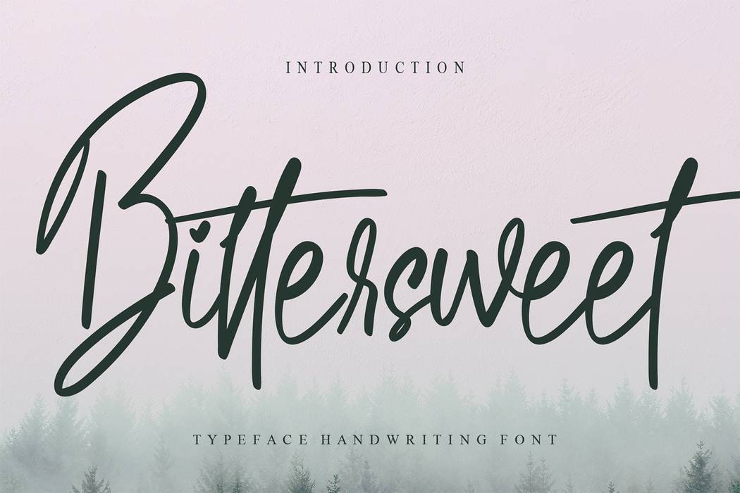 Bittersweet Font sample