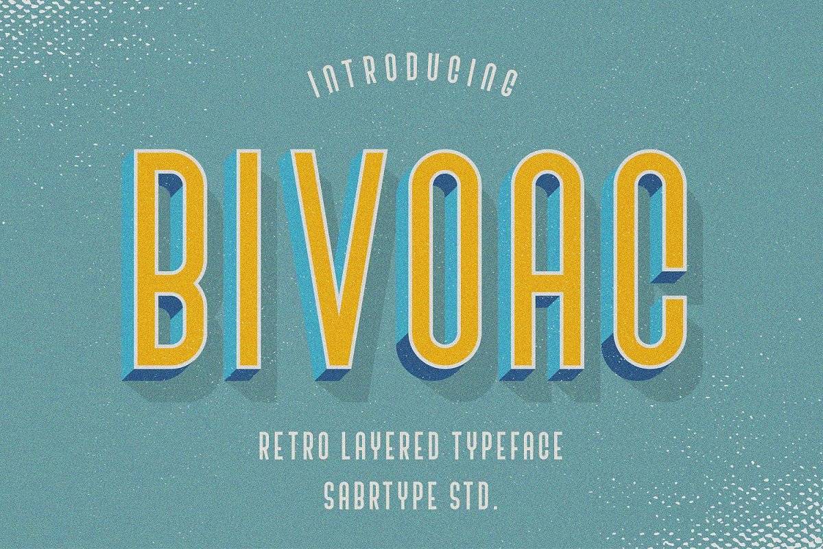 Bivoac Font sample