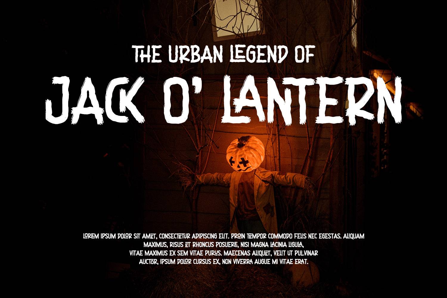 Black Brush Font sample