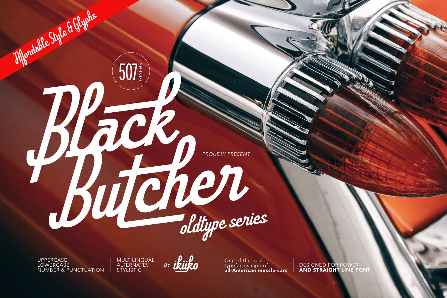 Black Butcher Font sample