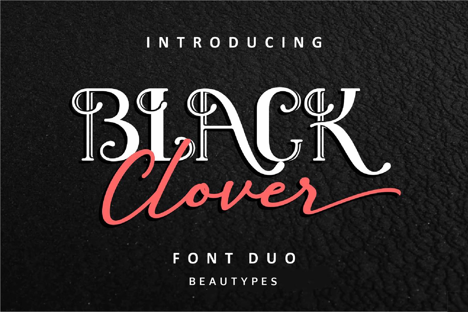 Black Clover Duo Font sample