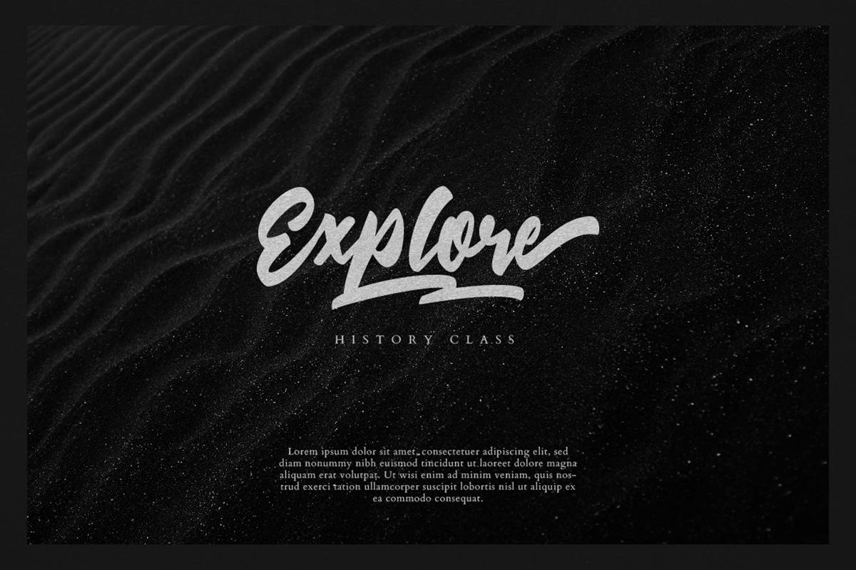 Black Diamond Font sample