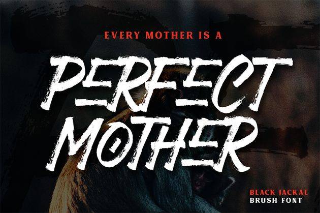 Black Jackal Brush Font sample