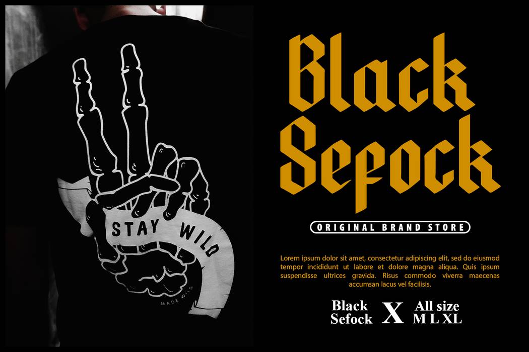Black Pentacle Font sample