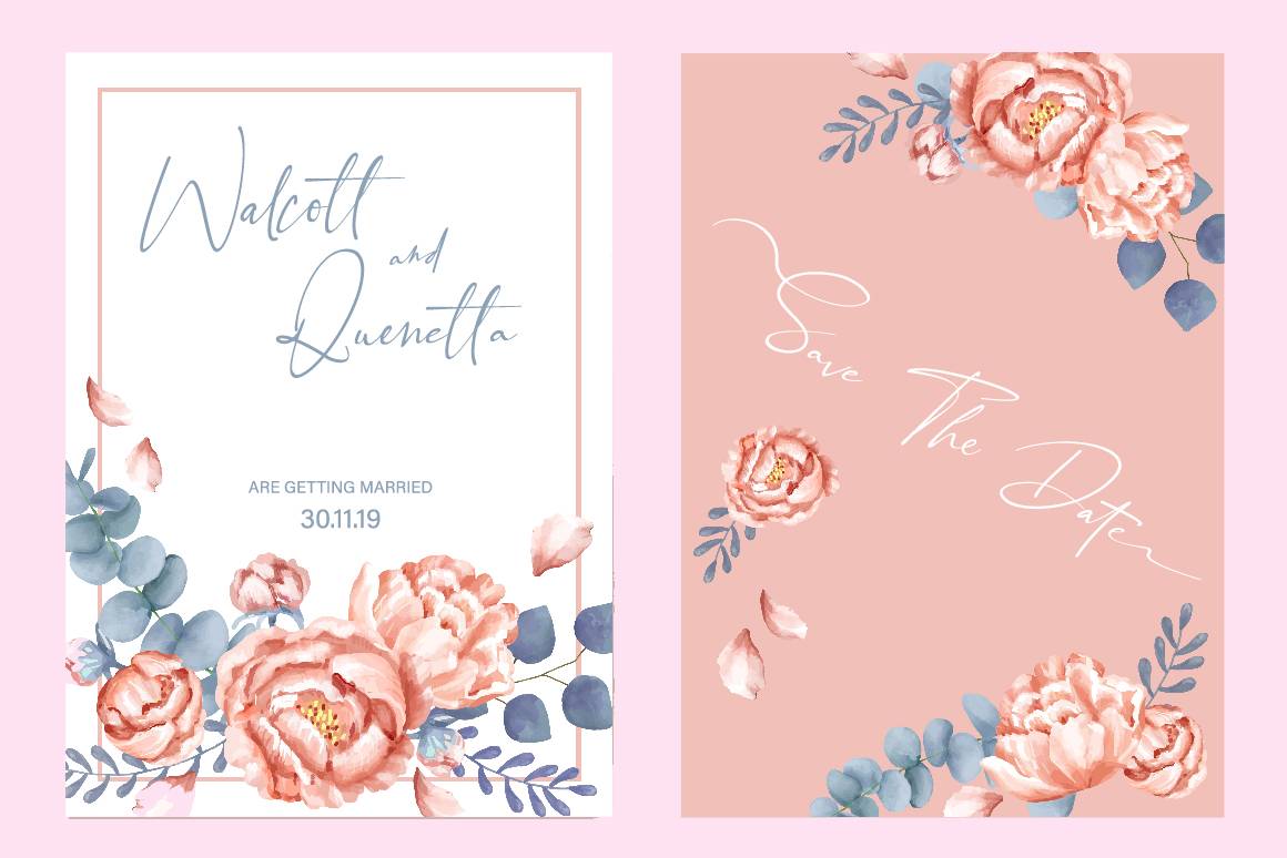 Black Pink Signature Script Font sample