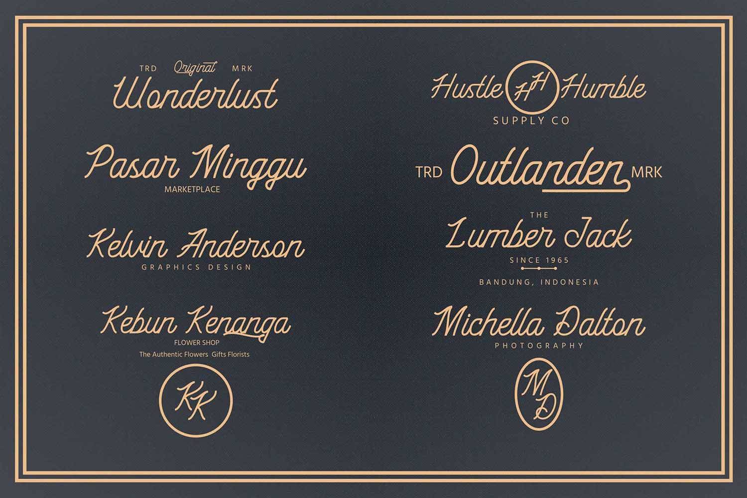 Black Roasters Font sample