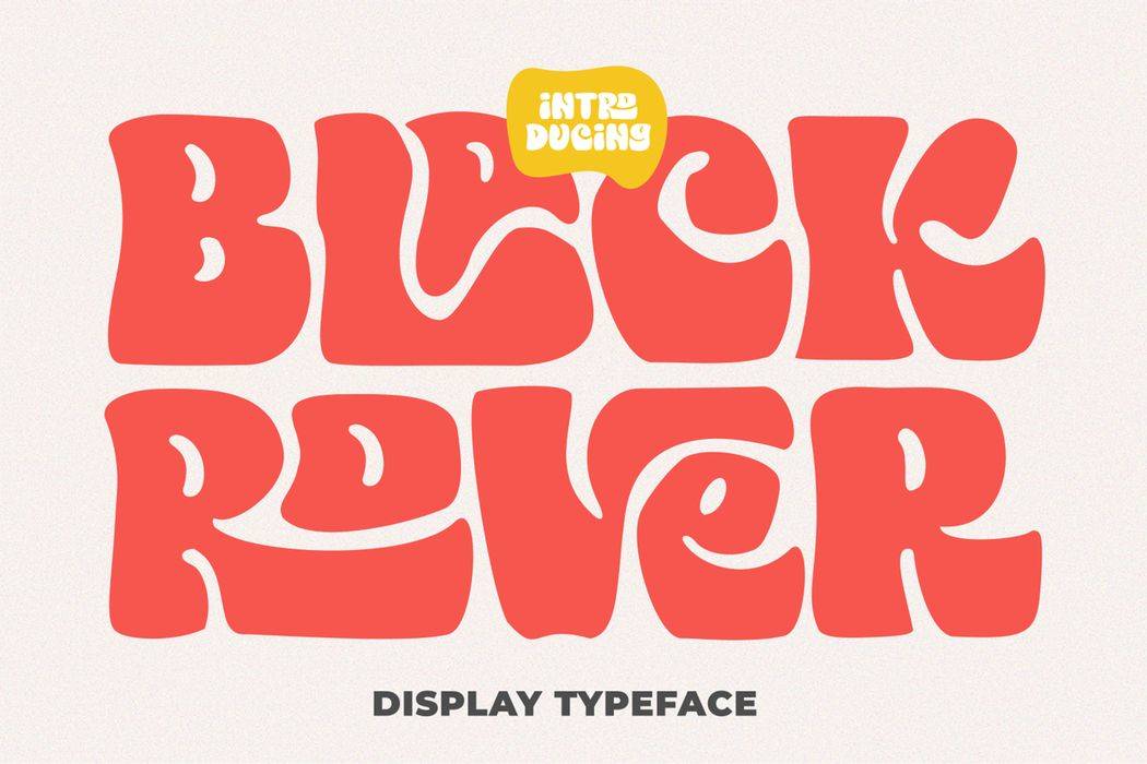 Black Rover Font sample