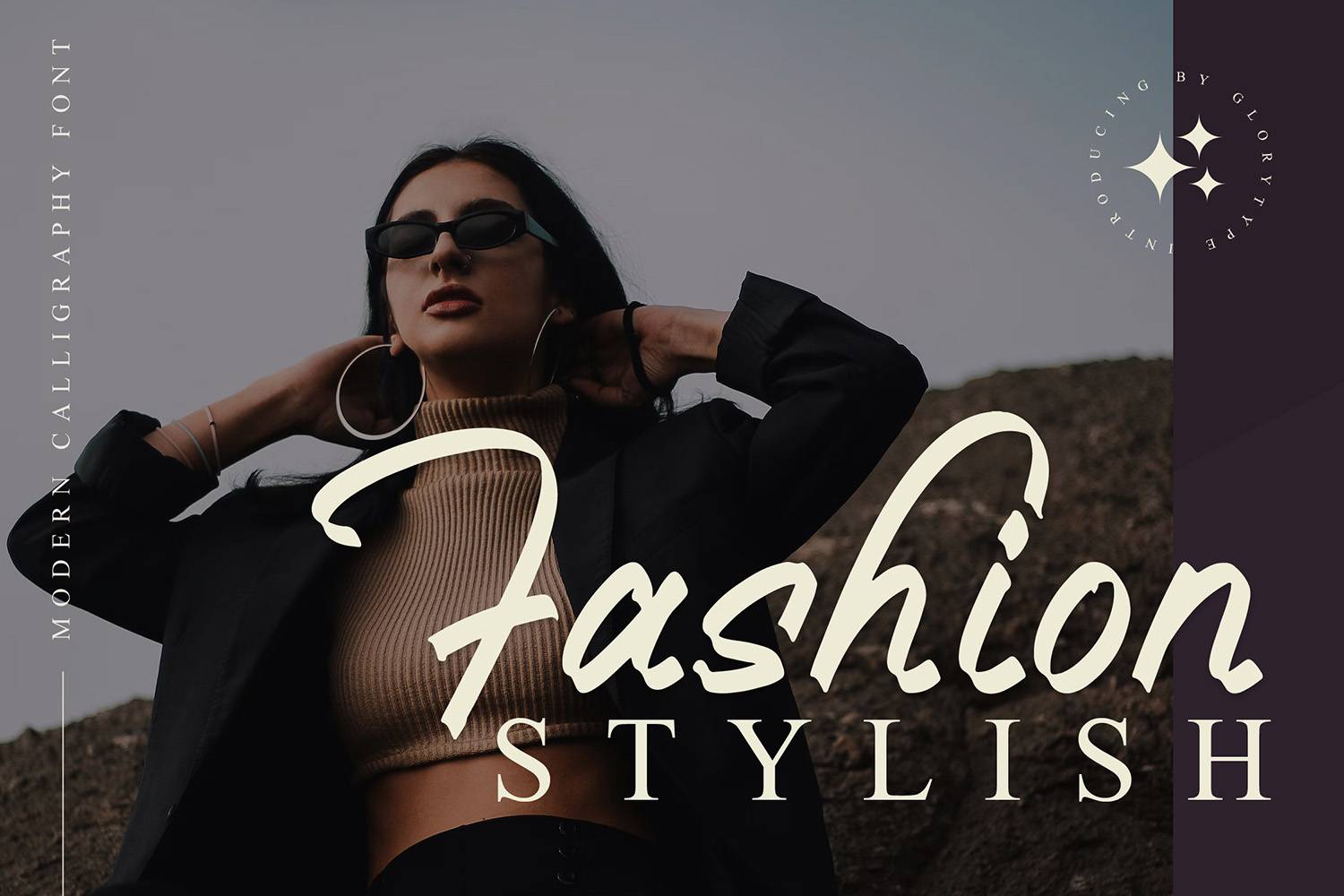 Black Stoyem Font sample