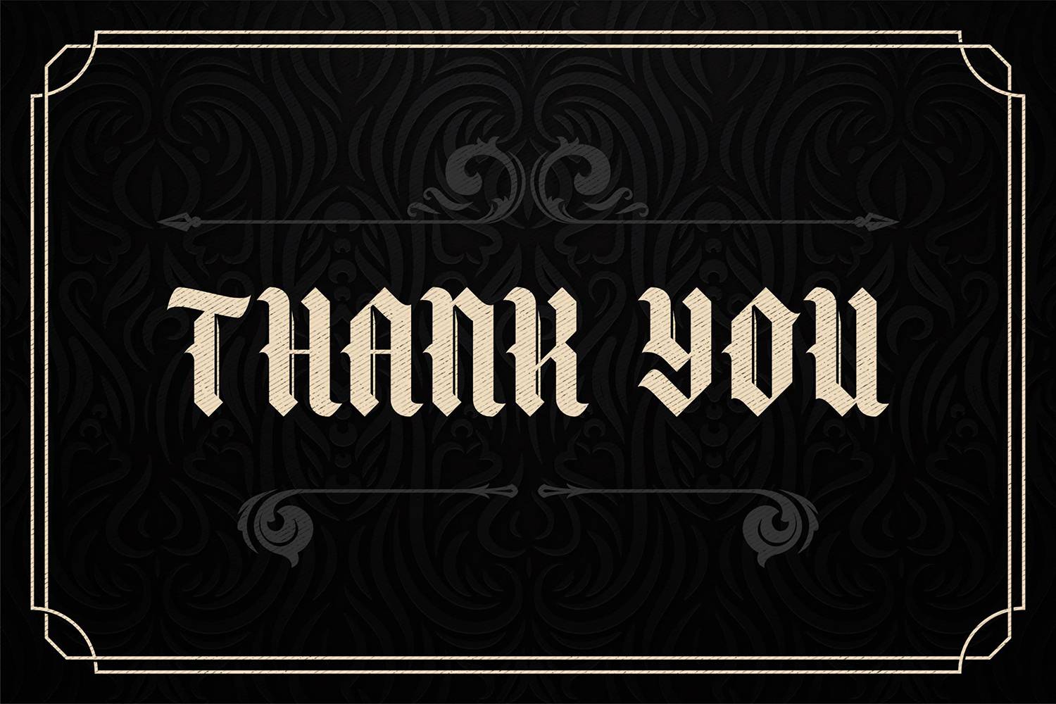 Blacking Font sample