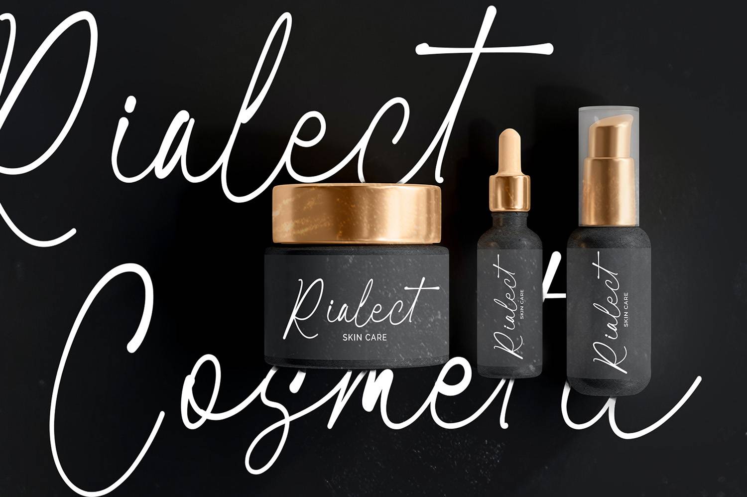 Blacklight Signature Font sample