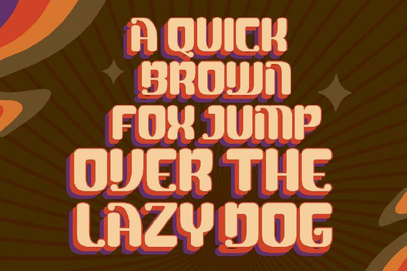 Blagak Font sample