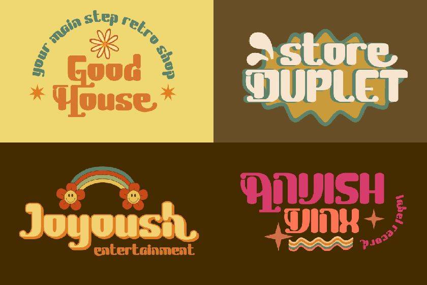 Blagak Font sample