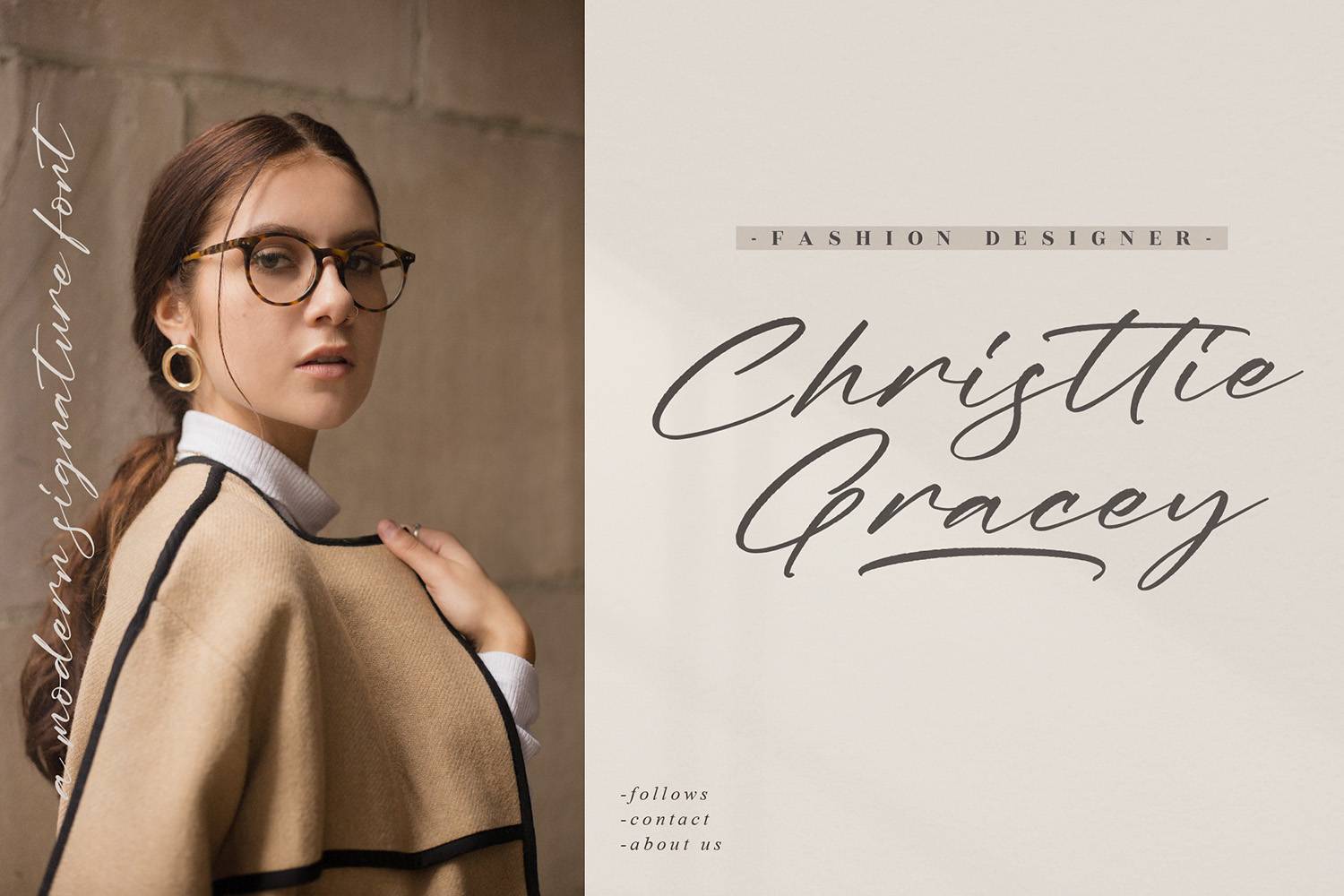 Blanchard Font sample