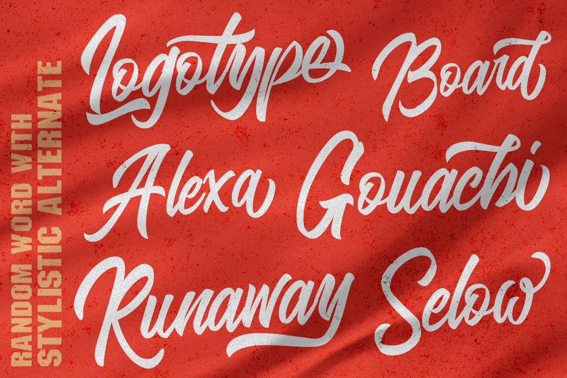 Blangkon Script Font sample