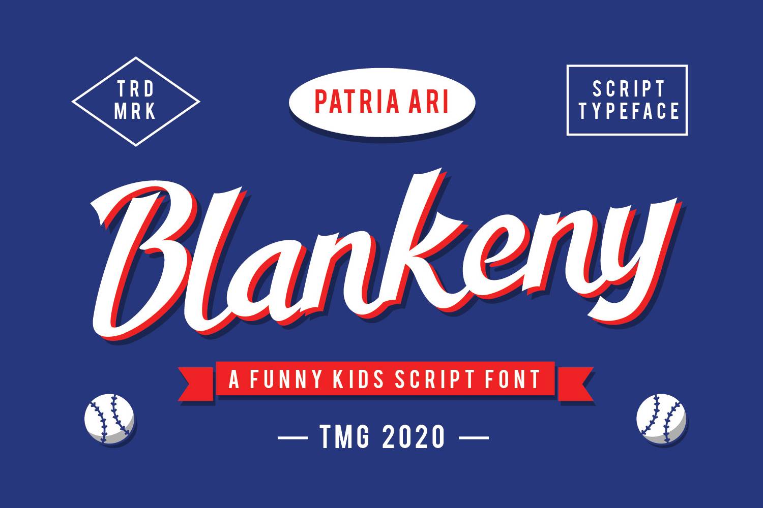 Blankeny Font sample