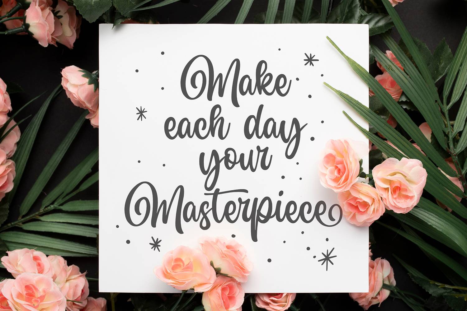 Blantick Script Font sample