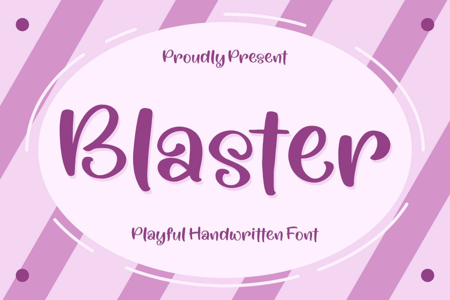 Blaster Font sample