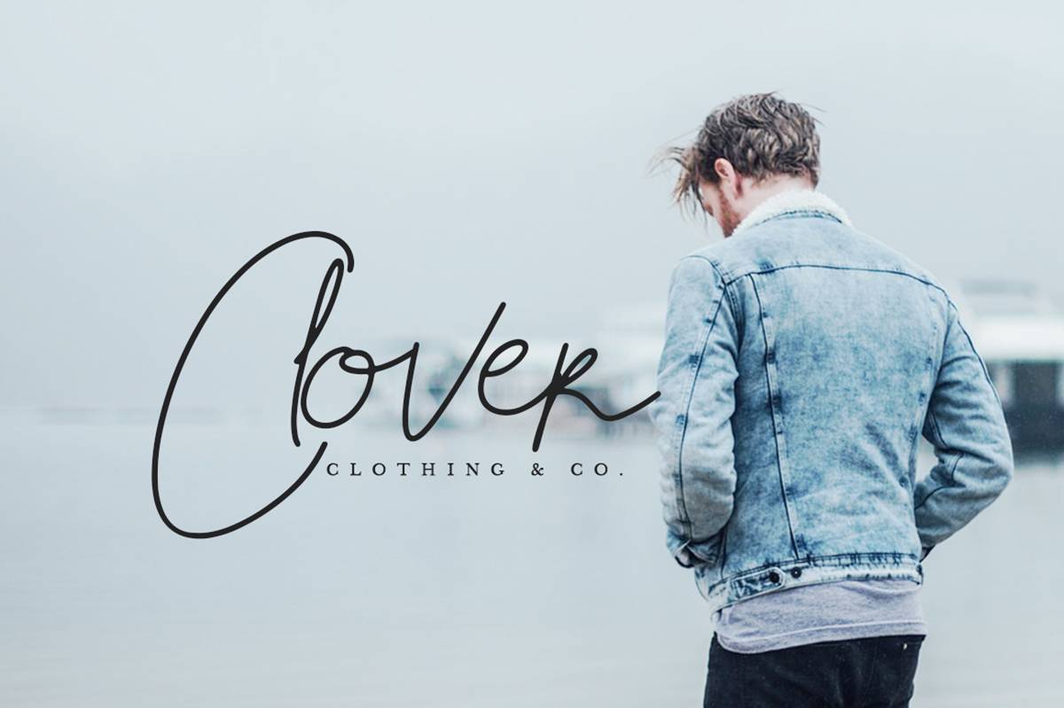 Blenheim Signature Font sample