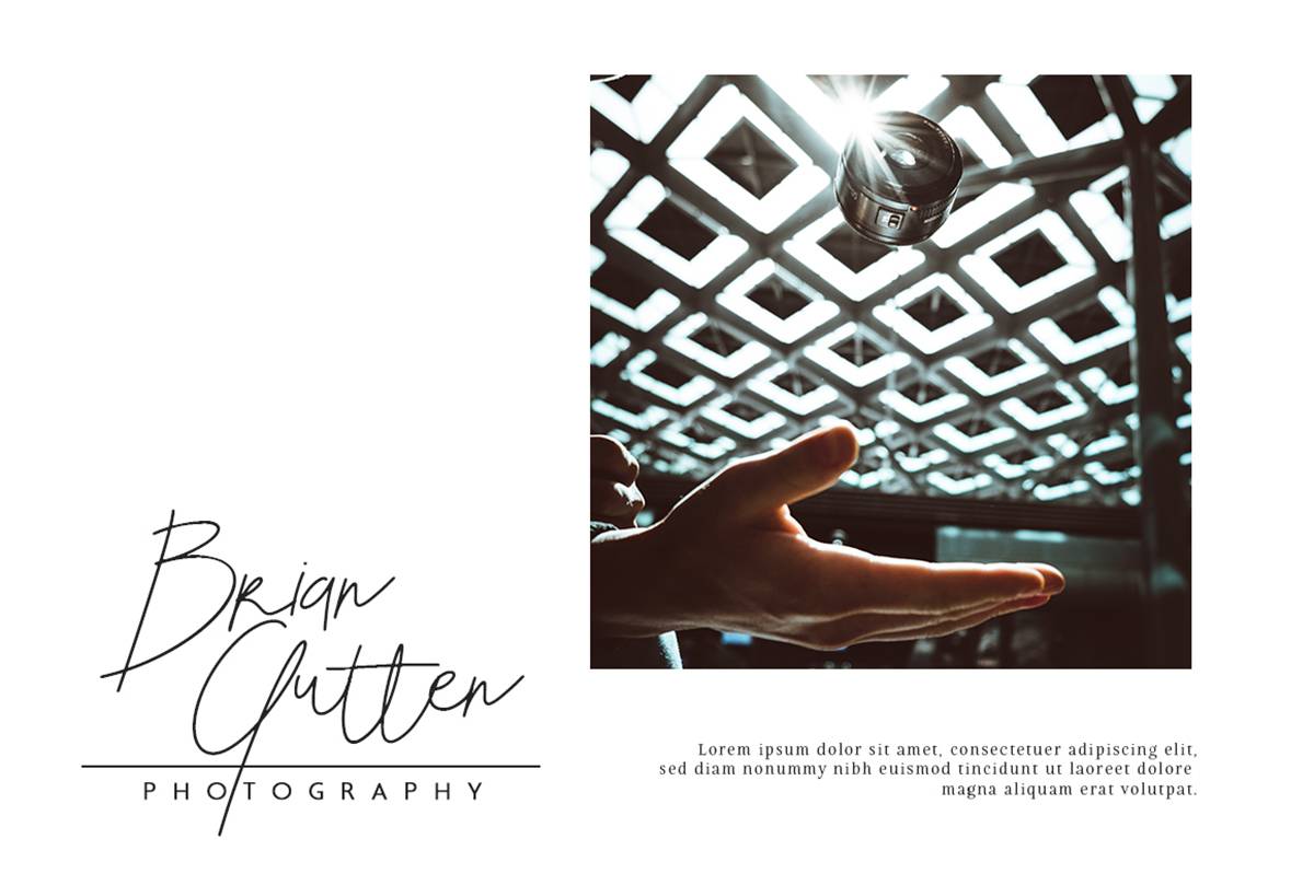 Blenheim Signature Font sample