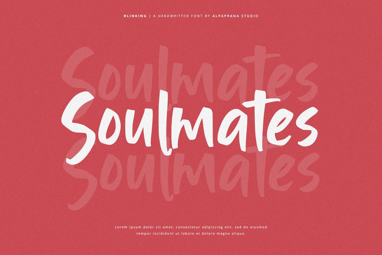 Blinking Font sample