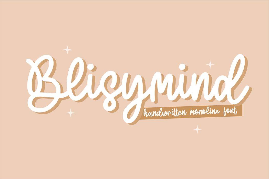 Blisymind Font sample