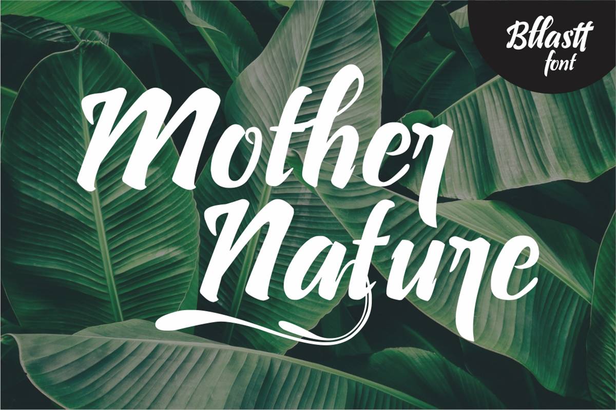 Bllastt Font sample